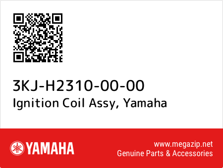 Ignition Coil Assy, Yamaha 3KJ-H2310-00-00 oem parts Ignition Coil Assy, Yamaha 3KJ-H2310-00-00 oem parts