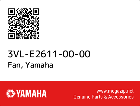 Fan, Yamaha 3VL-E2611-00-00 oem parts Fan, Yamaha 3VL-E2611-00-00 oem parts