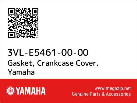 Gasket, Crankcase Cover, Yamaha 3VL-E5461-00-00 oem parts Gasket, Crankcase Cover, Yamaha 3VL-E5461-00-00 oem parts