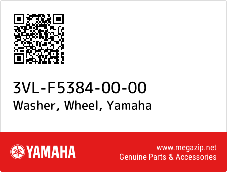 Washer, Wheel, Yamaha 3VL-F5384-00-00 oem parts Washer, Wheel, Yamaha 3VL-F5384-00-00 oem parts