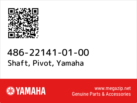 Shaft, Pivot, Yamaha 486-22141-01-00 oem parts Shaft, Pivot, Yamaha 486-22141-01-00 oem parts