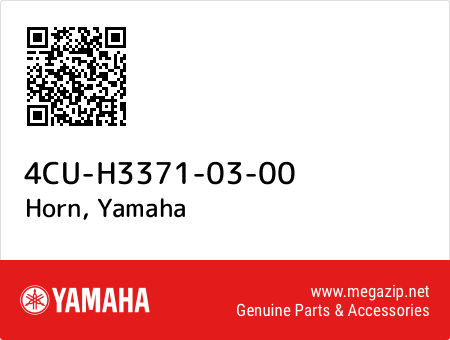 Horn, Yamaha 4CU-H3371-03-00 oem parts Horn, Yamaha 4CU-H3371-03-00 oem parts