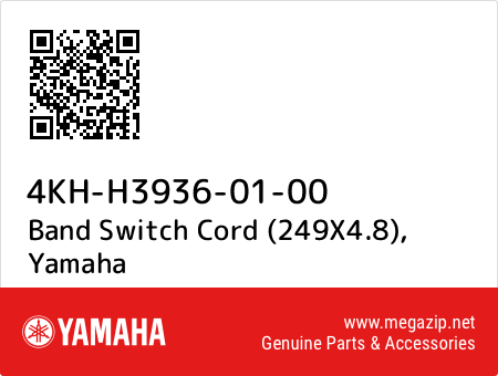 Band Switch Cord (249X4.8), Yamaha 4KH-H3936-01-00 oem parts Band Switch Cord (249X4.8), Yamaha 4KH-H3936-01-00 oem parts