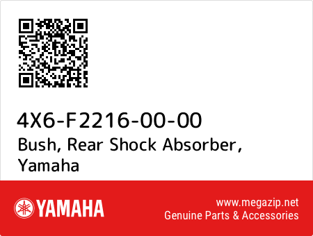 Bush, Rear Shock Absorber, Yamaha 4X6-F2216-00-00 oem parts Bush, Rear Shock Absorber, Yamaha 4X6-F2216-00-00 oem parts