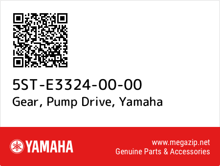 Gear, Pump Drive, Yamaha 5ST-E3324-00-00 oem parts Gear, Pump Drive, Yamaha 5ST-E3324-00-00 oem parts