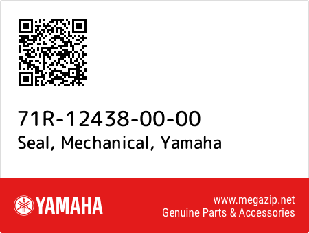 Seal, Mechanical, Yamaha 71R-12438-00-00 oem parts Seal, Mechanical, Yamaha 71R-12438-00-00 oem parts