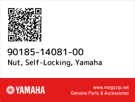 Nut, Self-Locking, Yamaha 90185-14081-00 oem parts Nut, Self-Locking, Yamaha 90185-14081-00 oem parts