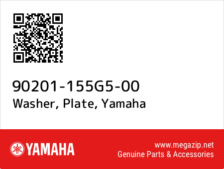 Washer, Plate, Yamaha 90201-155G5-00 oem parts Washer, Plate, Yamaha 90201-155G5-00 oem parts