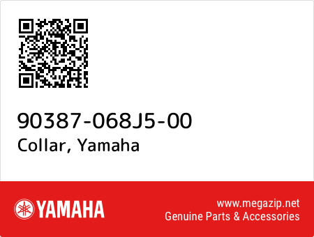 Collar, Yamaha 90387-068J5-00 oem parts Collar, Yamaha 90387-068J5-00 oem parts