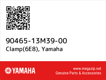 Clamp(6E8), Yamaha 90465-13M39-00 oem parts Clamp(6E8), Yamaha 90465-13M39-00 oem parts
