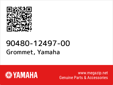 Grommet, Yamaha 90480-12497-00 oem parts Grommet, Yamaha 90480-12497-00 oem parts