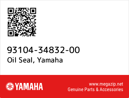 Oil Seal, Yamaha 93104-34832-00 oem parts Oil Seal, Yamaha 93104-34832-00 oem parts