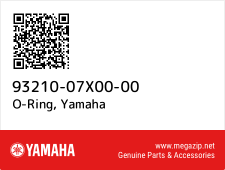 O-Ring, Yamaha 93210-07X00-00 oem parts O-Ring, Yamaha 93210-07X00-00 oem parts
