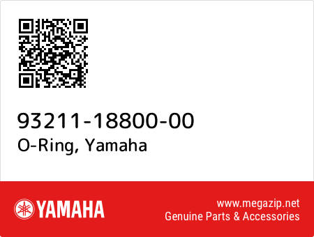 O-Ring, Yamaha 93211-18800-00 oem parts O-Ring, Yamaha 93211-18800-00 oem parts