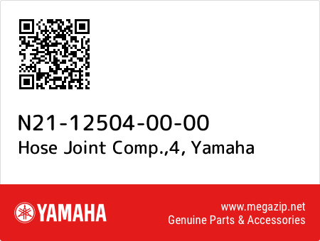 Hose Joint Comp.,4, Yamaha N21-12504-00-00 oem parts Hose Joint Comp.,4, Yamaha N21-12504-00-00 oem parts