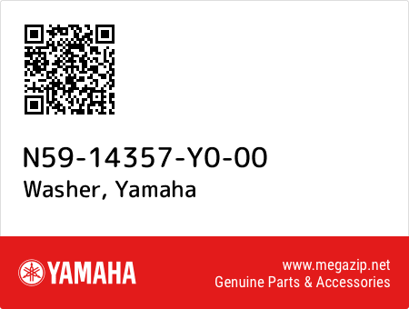 Washer, Yamaha N59-14357-Y0-00 oem parts Washer, Yamaha N59-14357-Y0-00 oem parts