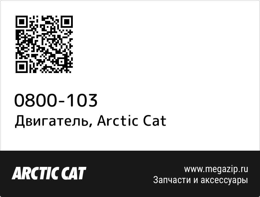 

Двигатель Arctic Cat 0800-103