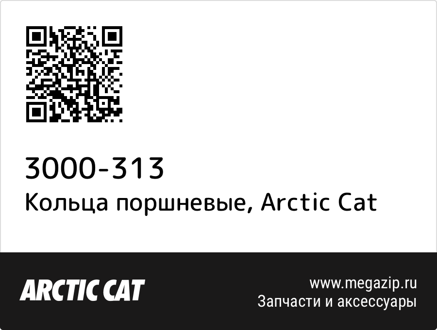 

Кольца поршневые Arctic Cat 3000-313