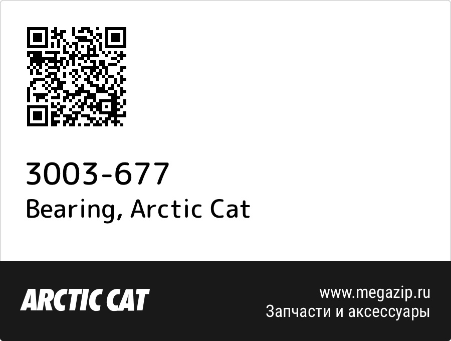 

Bearing Arctic Cat 3003-677