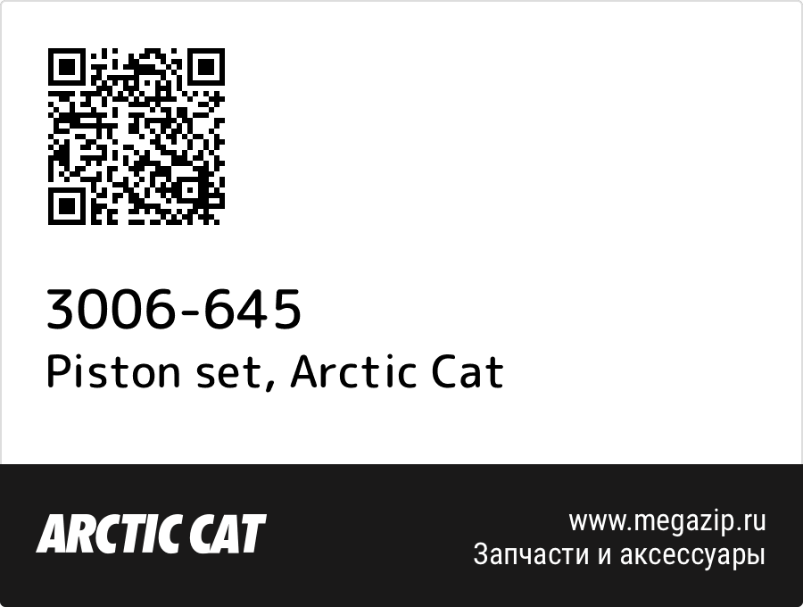 

Piston set Arctic Cat 3006-645