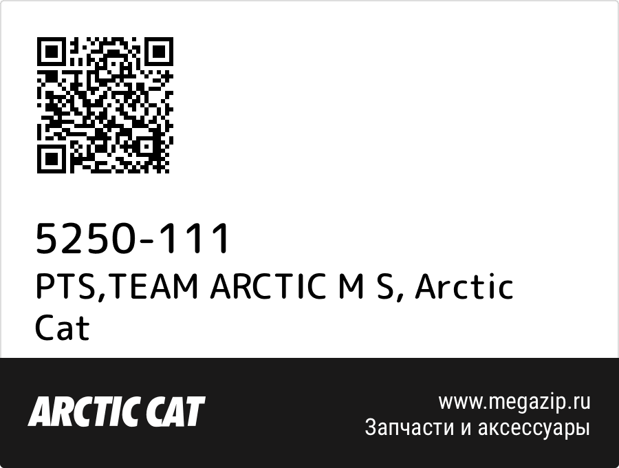 

PTS,TEAM ARCTIC M S Arctic Cat 5250-111