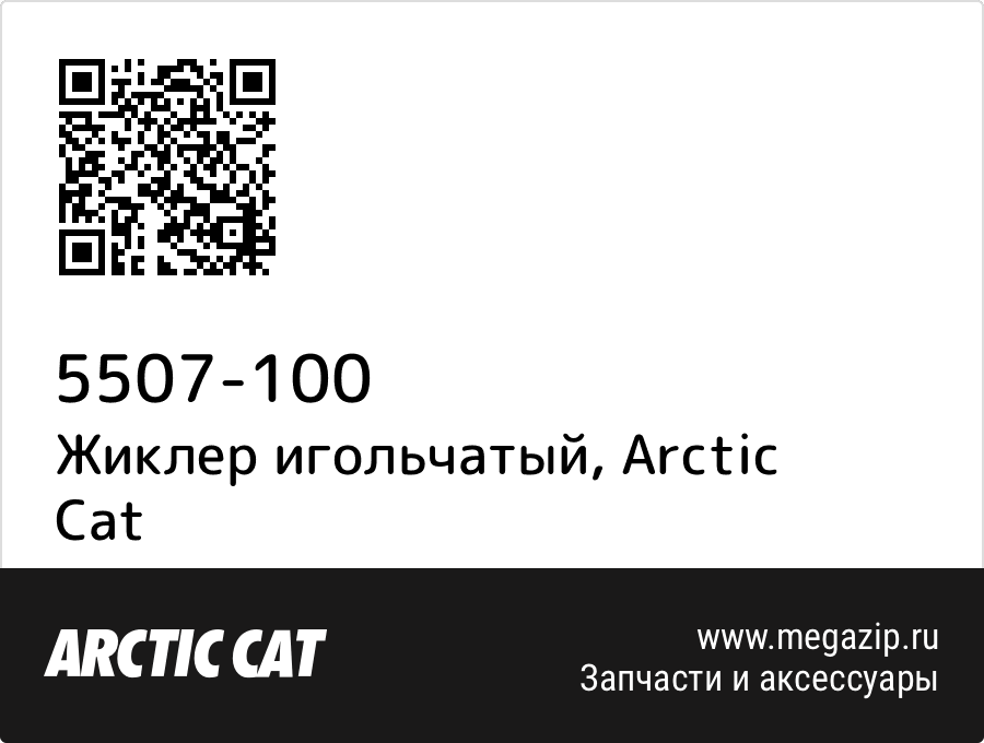 

Жиклер игольчатый Arctic Cat 5507-100