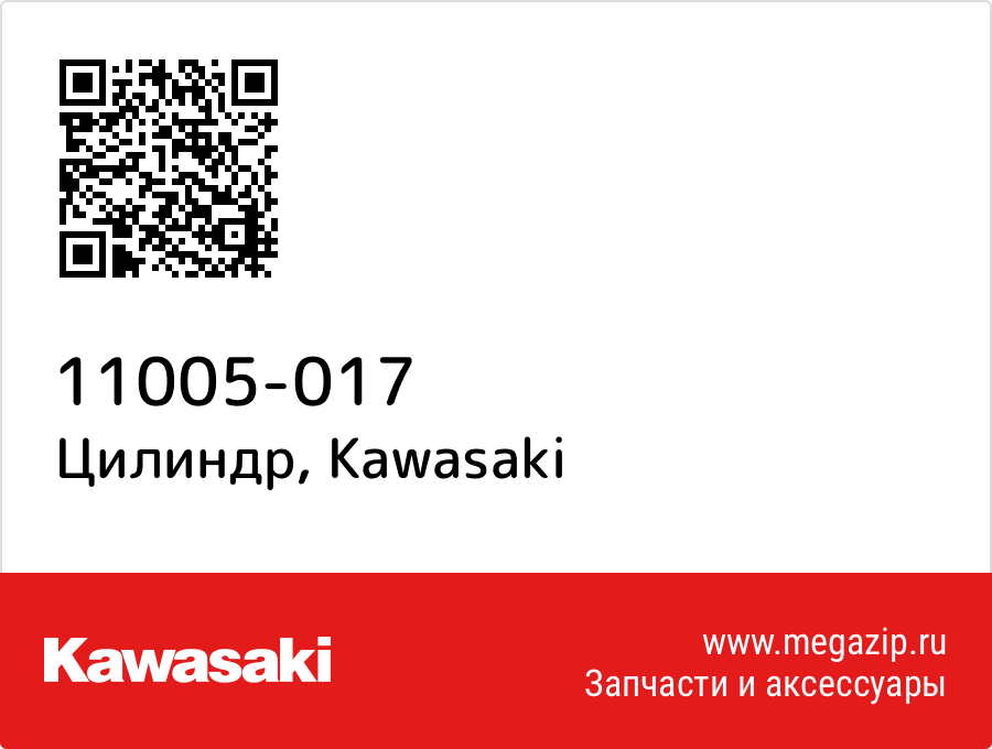 

Цилиндр Kawasaki 11005-017