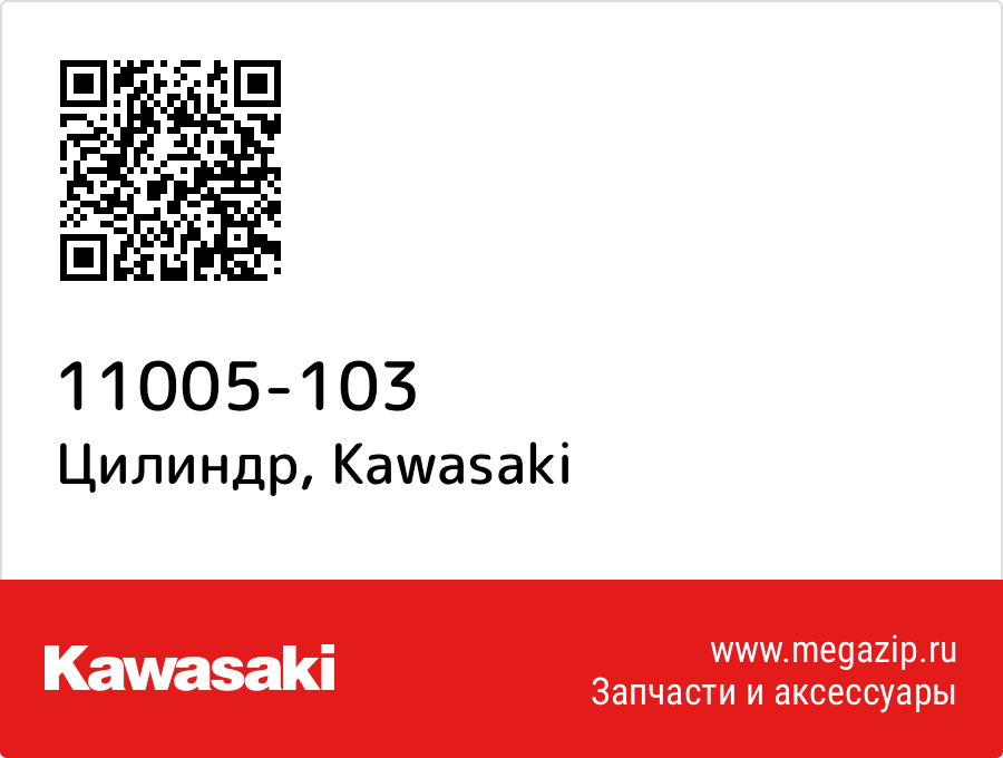 

Цилиндр Kawasaki 11005-103