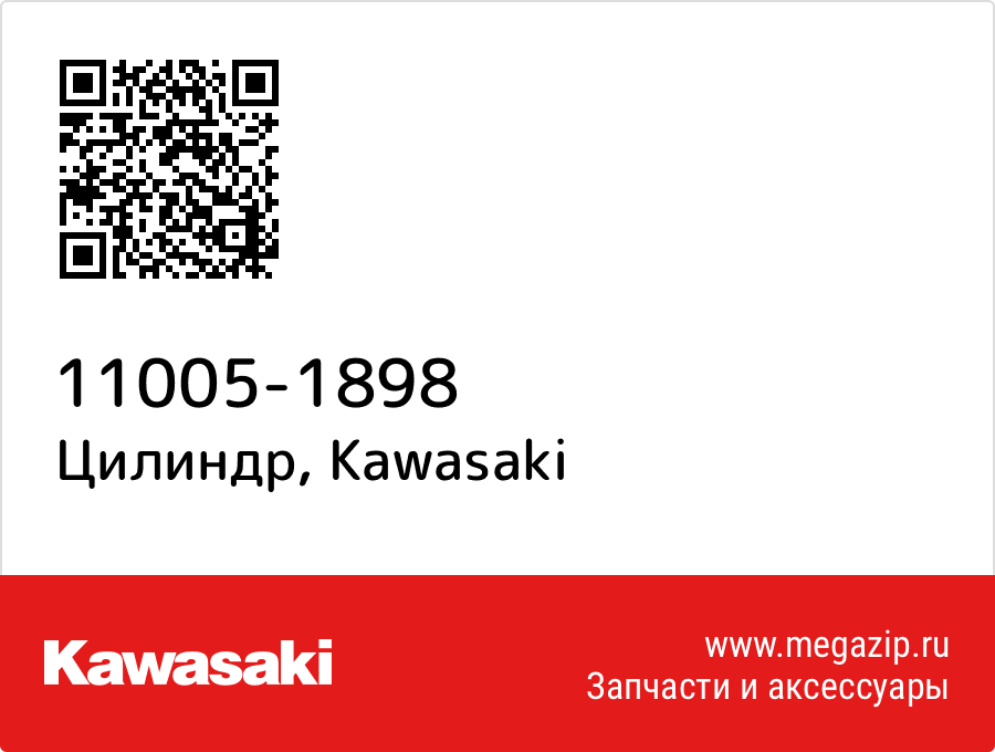 

Цилиндр Kawasaki 11005-1898