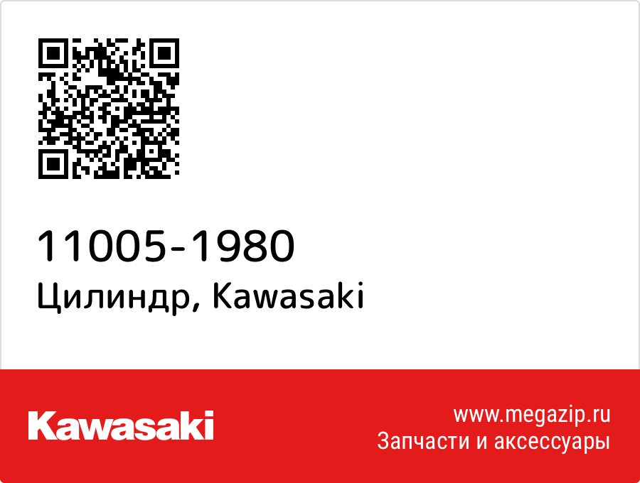 

Цилиндр Kawasaki 11005-1980