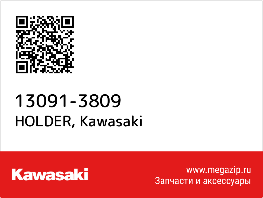 

HOLDER Kawasaki 13091-3809