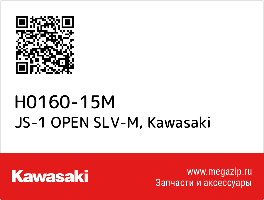 

JS-1 OPEN SLV-M Kawasaki H0160-15M