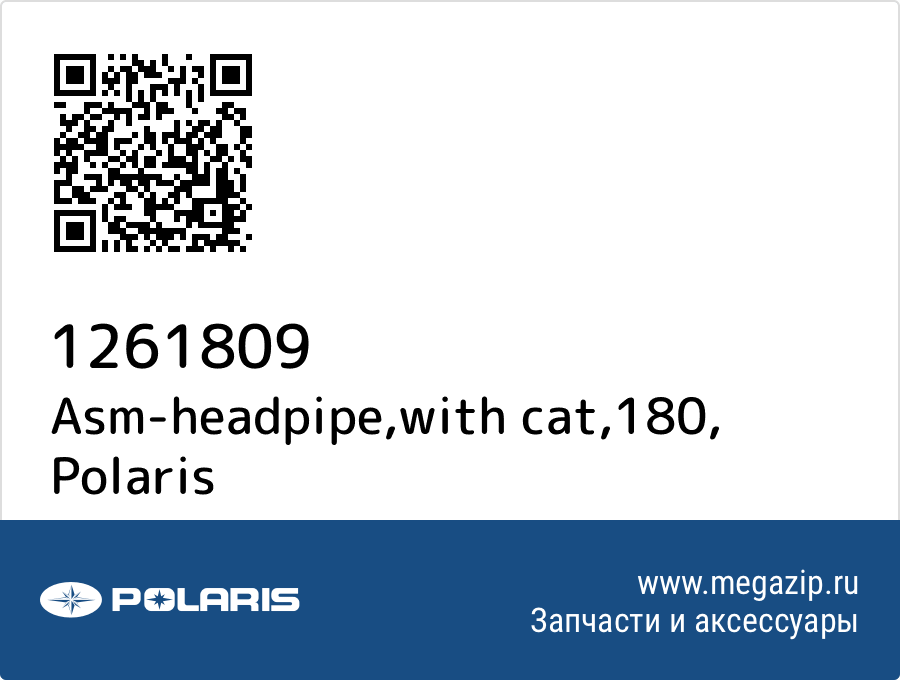 

Asm-headpipe,with cat,180 Polaris 1261809