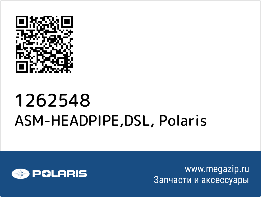 

ASM-HEADPIPE,DSL Polaris 1262548