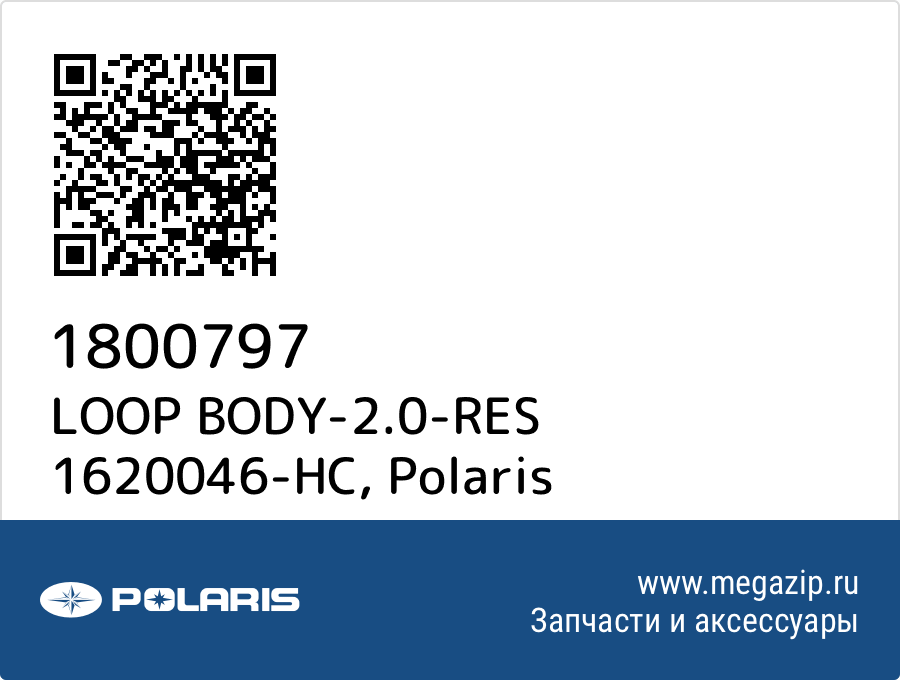 

LOOP BODY-2.0-RES 1620046-HC Polaris 1800797