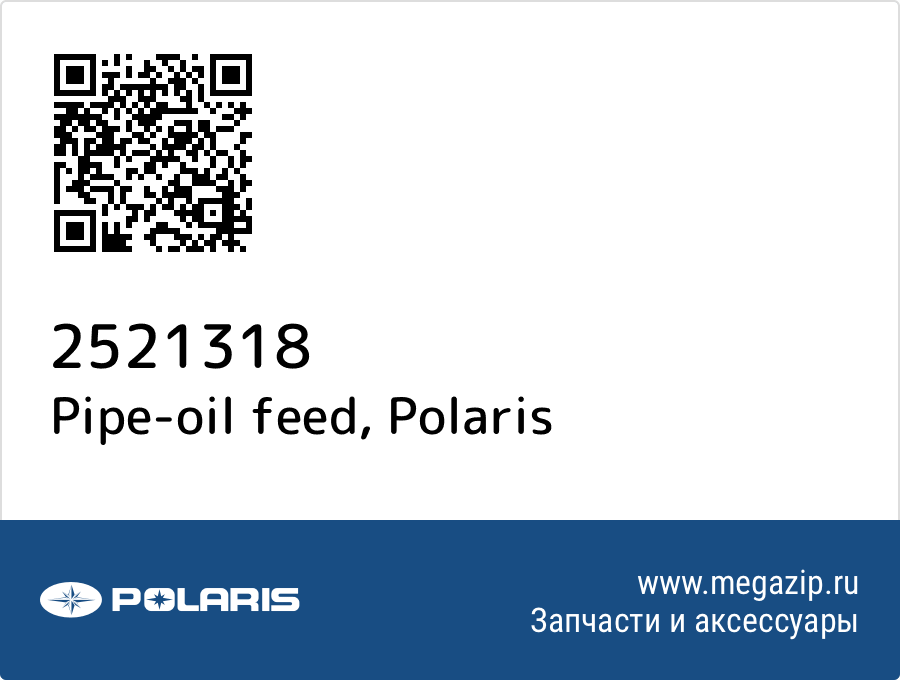 

Pipe-oil feed Polaris 2521318