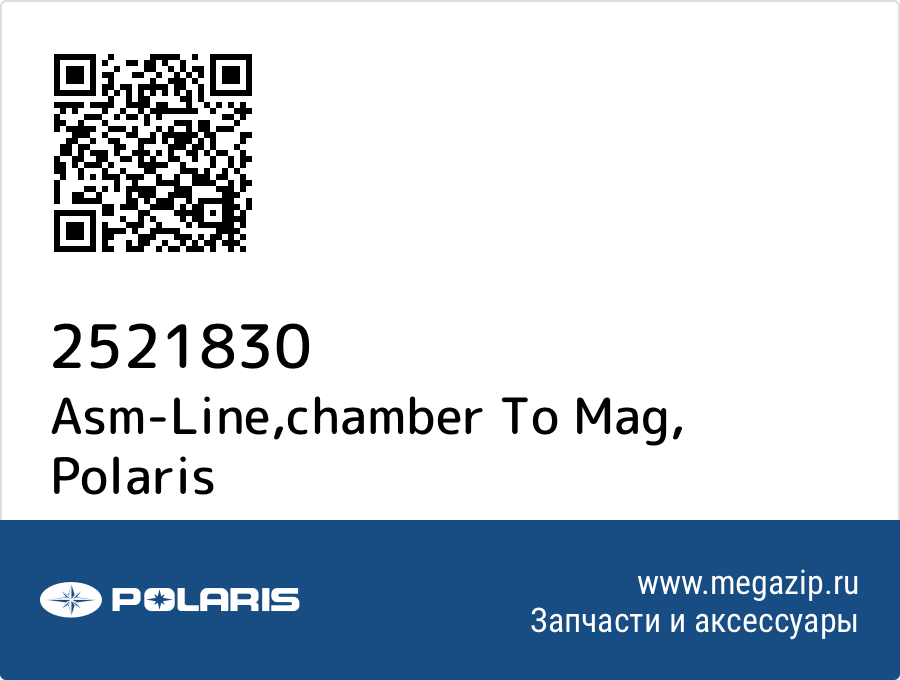 

Asm-Line,chamber To Mag Polaris 2521830