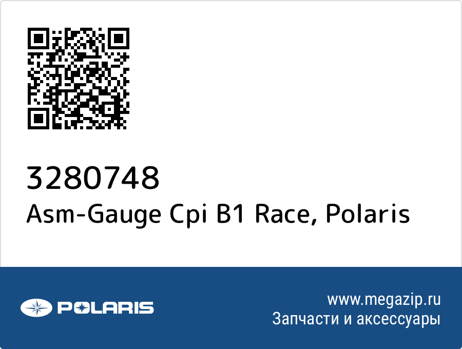 

Asm-Gauge Cpi B1 Race Polaris 3280748