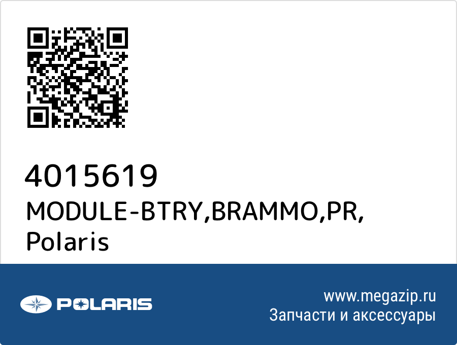 

MODULE-BTRY,BRAMMO,PR Polaris 4015619