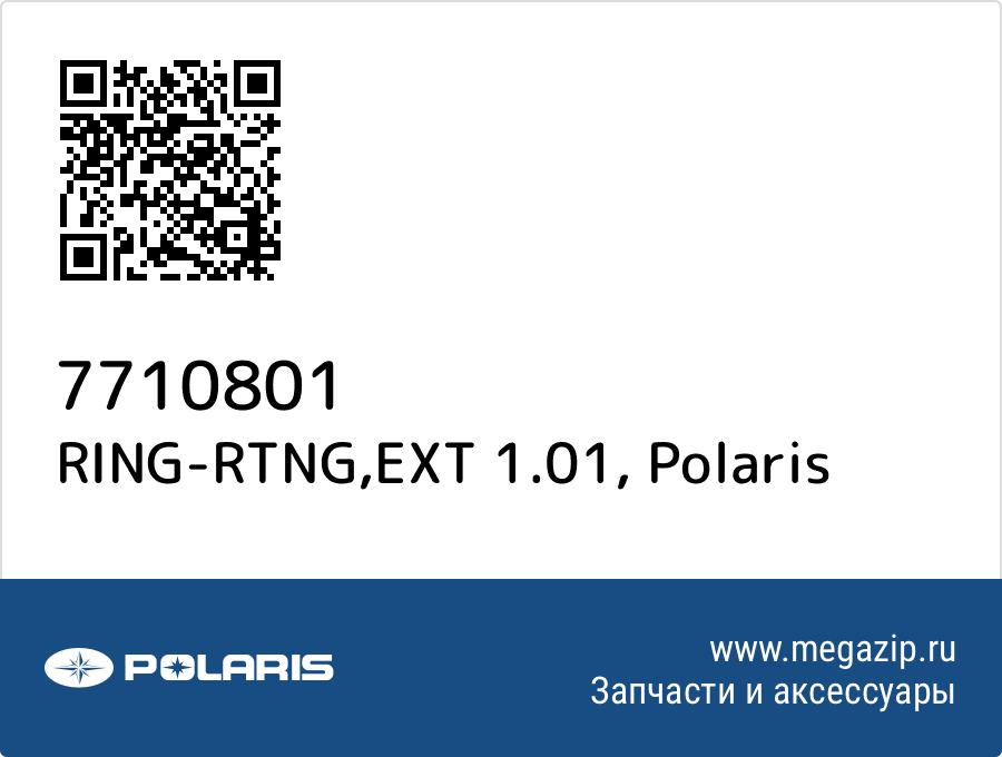 

RING-RTNG,EXT 1.01 Polaris 7710801