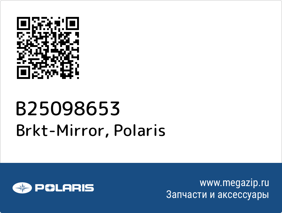 

Brkt-Mirror Polaris B25098653