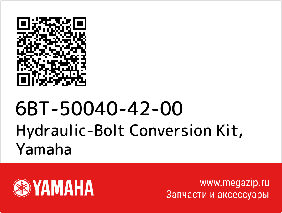 

Hydraulic-Bolt Conversion Kit Yamaha 6BT-50040-42-00